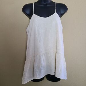 Maisie Peplum Babydoll A-Line Tank Top